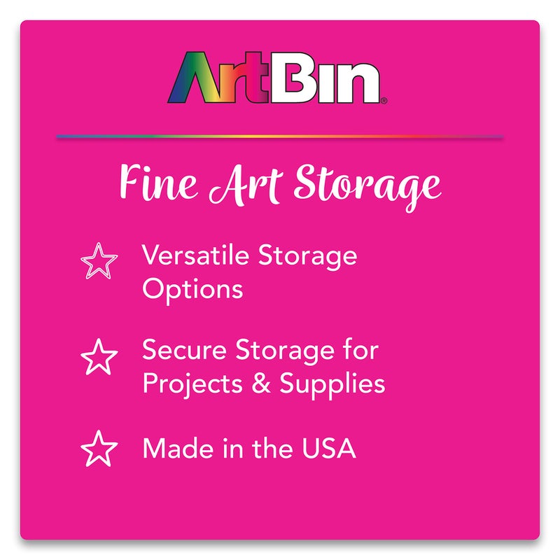 ArtBin 6900AB Pencil Utility Box, Art & Craft Organizer, [1] Divided Storage Box for Pens, Pencils, Markers, Paint Brushes, etc., Translucent Charcoal - Image 4